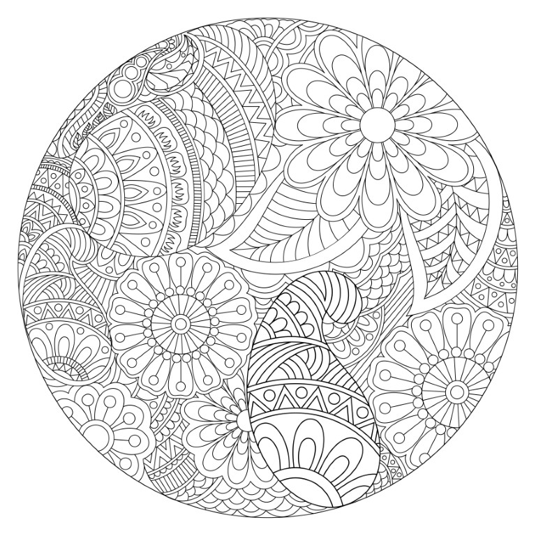 Dibujos para colorear e imprimir Mandalas