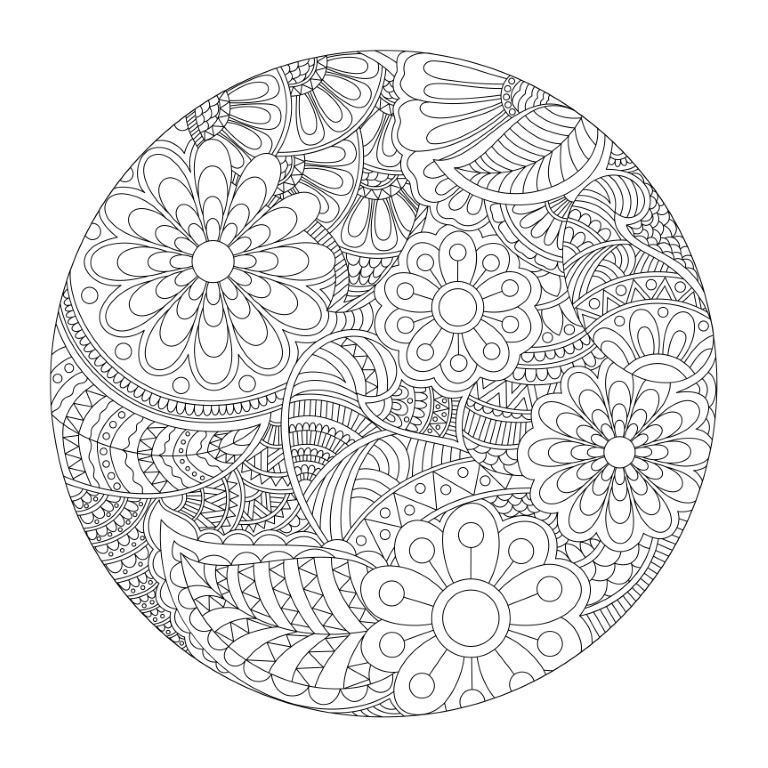 Dibujos para colorear e imprimir Mandalas