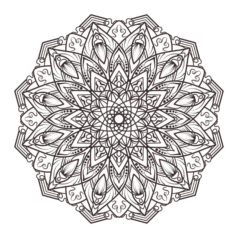 Dibujos para colorear e imprimir Mandalas