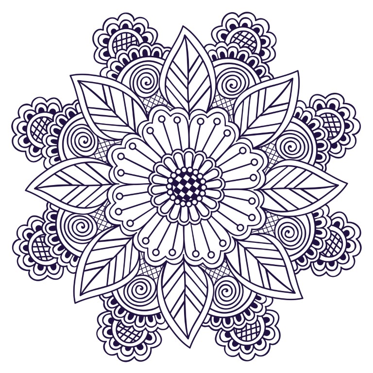 Dibujos para colorear e imprimir Mandalas