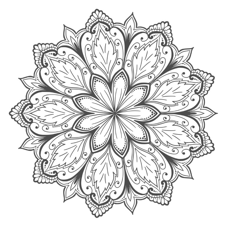 Dibujos para colorear e imprimir Mandalas