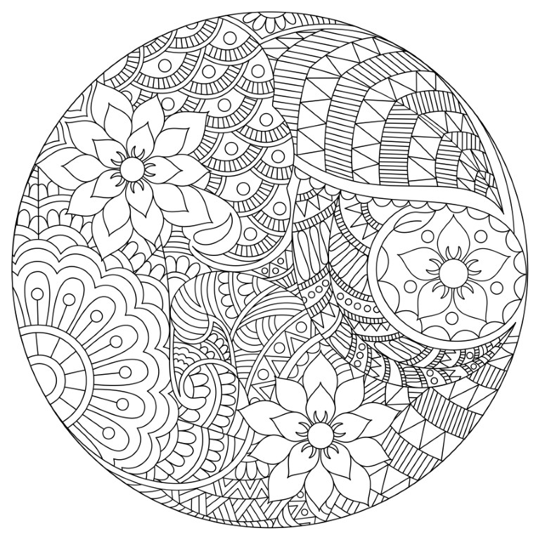 Dibujos para colorear e imprimir Mandalas