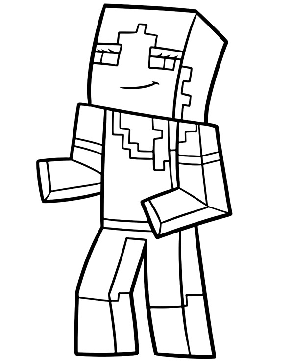 Dibujos para colorear e imprimir Minecraft