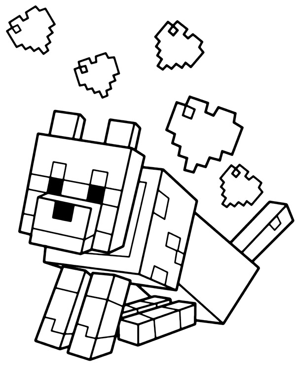 Dibujos para colorear e imprimir Minecraft