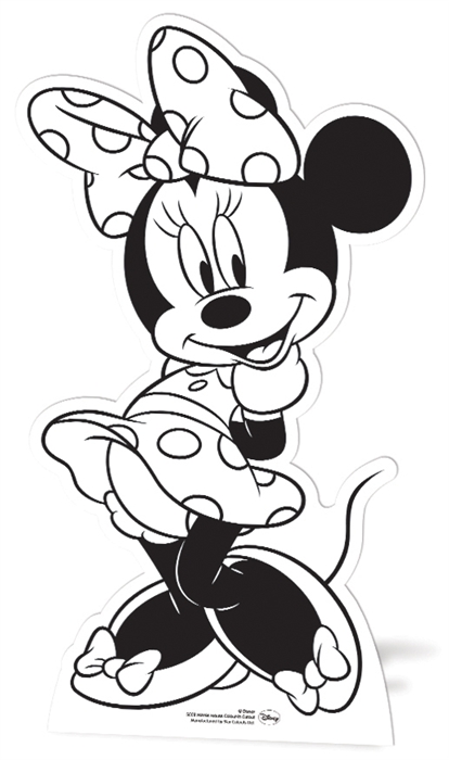 Dibujos para colorear e imprimir Minnie Mouse