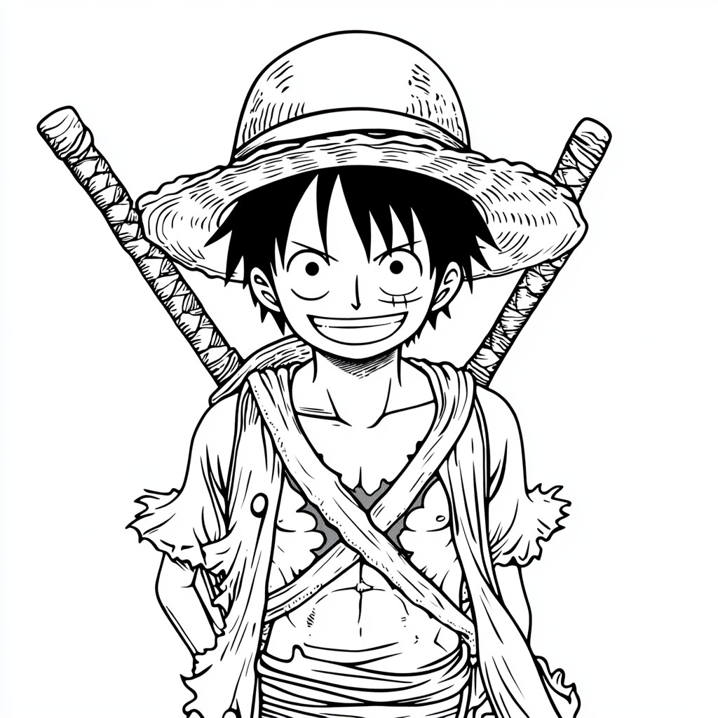 Dibujos para colorear e imprimir One Piece