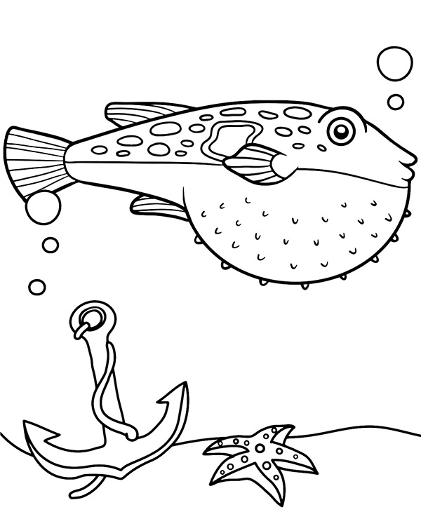 Dibujos para colorear e imprimir Peces