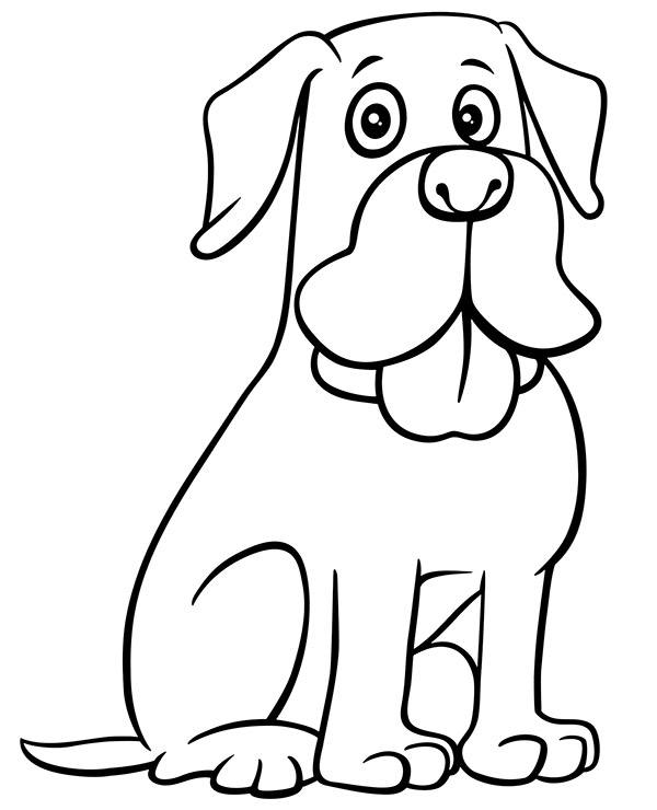 Dibujos para colorear e imprimir Perros