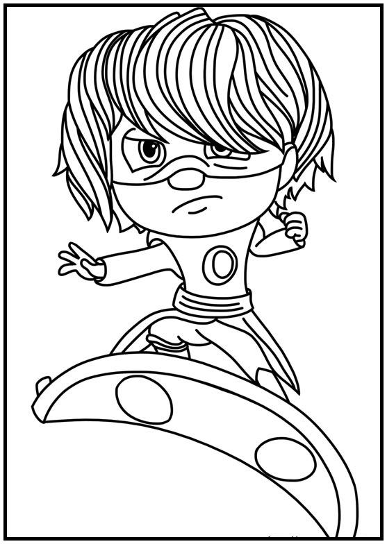 Dibujos para colorear e imprimir Pj Masks