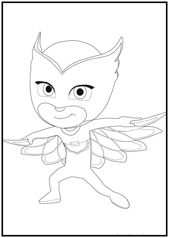 Dibujos para colorear e imprimir Pj Masks