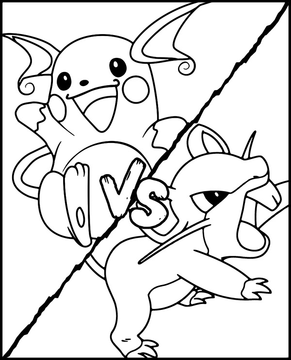 Dibujos para colorear e imprimir Pokémon