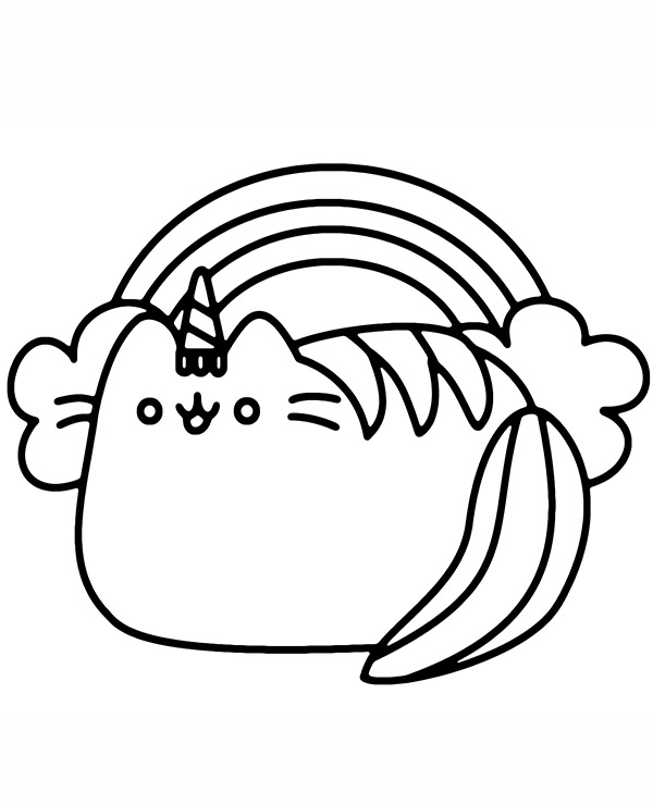 Dibujos para colorear e imprimir Pusheen