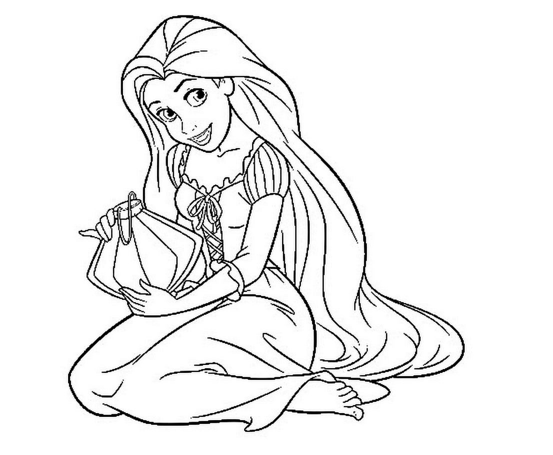 Dibujos para colorear e imprimir Rapunzel