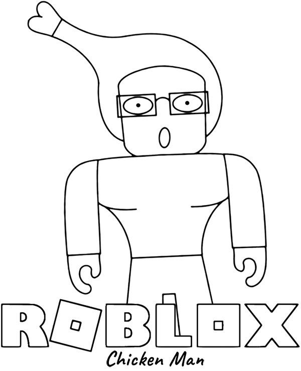 Dibujos para colorear e imprimir Roblox