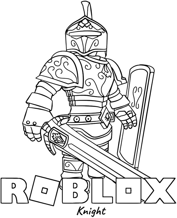 Dibujos para colorear e imprimir Roblox