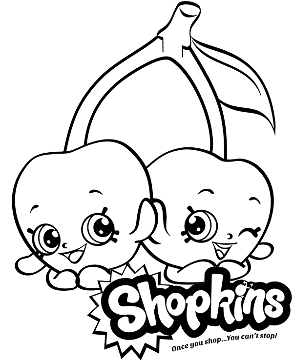 Dibujos para colorear e imprimir Shopkins