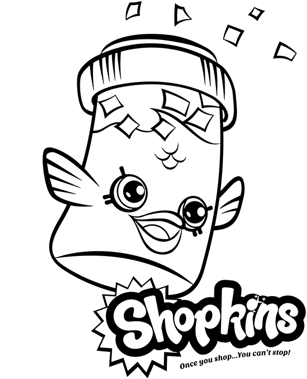 Dibujos para colorear e imprimir Shopkins