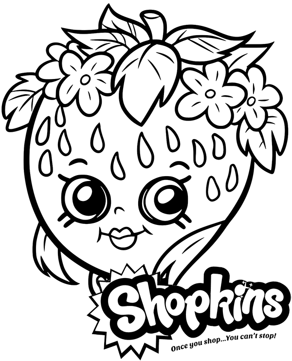 Dibujos para colorear e imprimir Shopkins