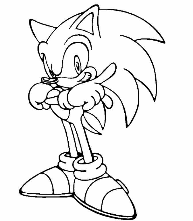 Dibujos para colorear e imprimir Sonic