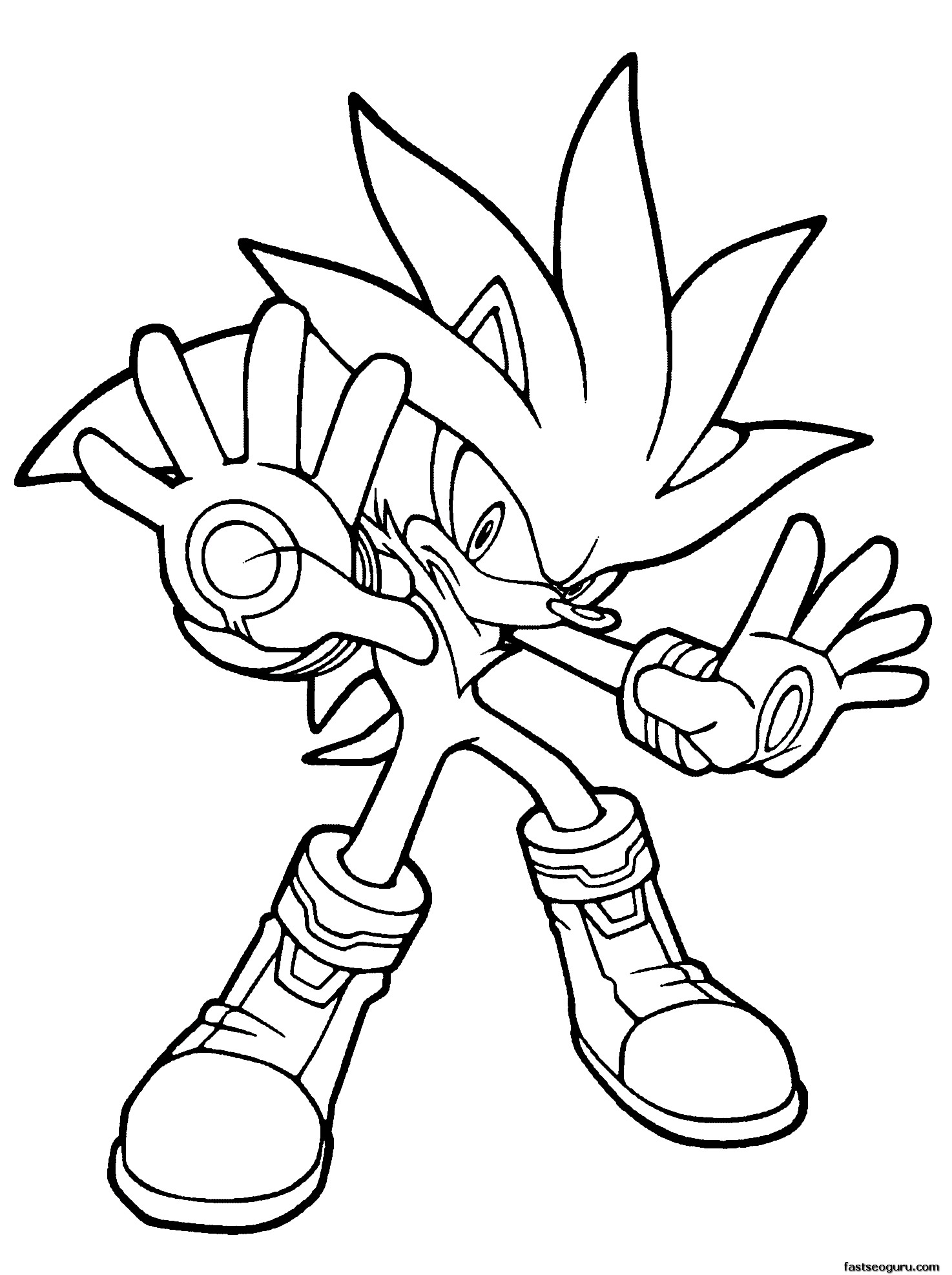 Dibujos para colorear e imprimir Sonic