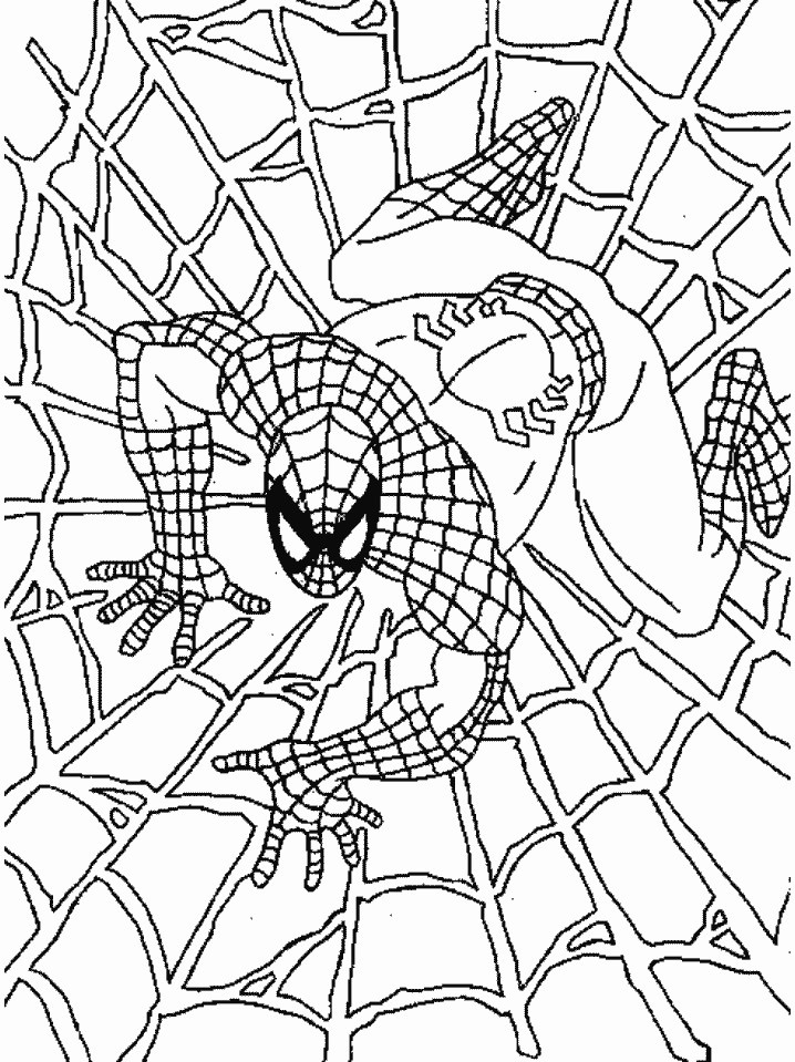 Dibujos para colorear e imprimir Spiderman