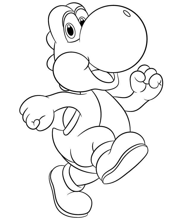 Dibujos para colorear e imprimir Super Mario Bros