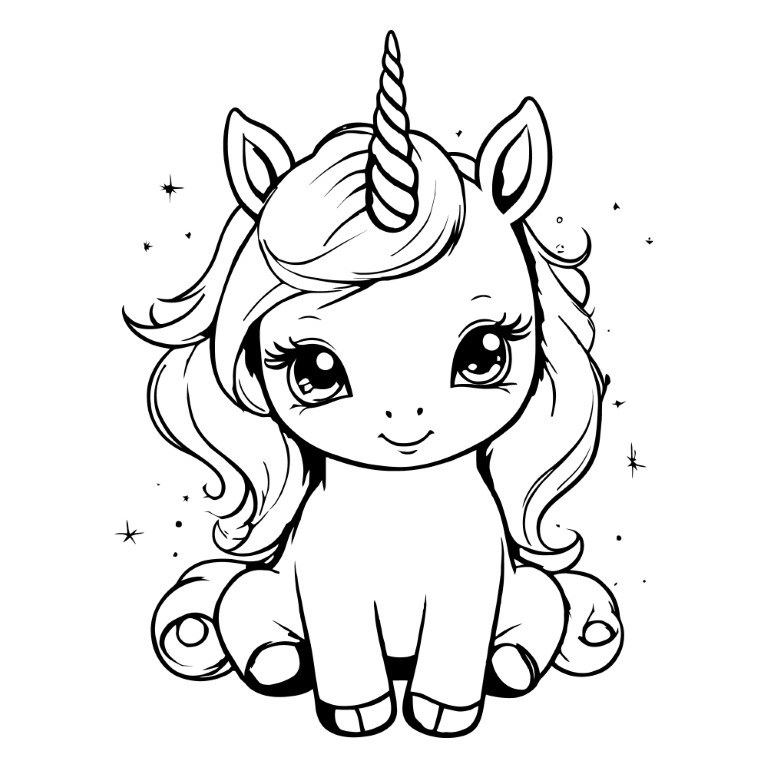 Dibujos para colorear e imprimir Unicornios