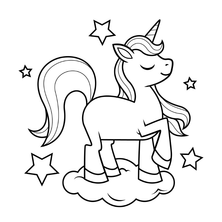 Dibujos para colorear e imprimir Unicornios