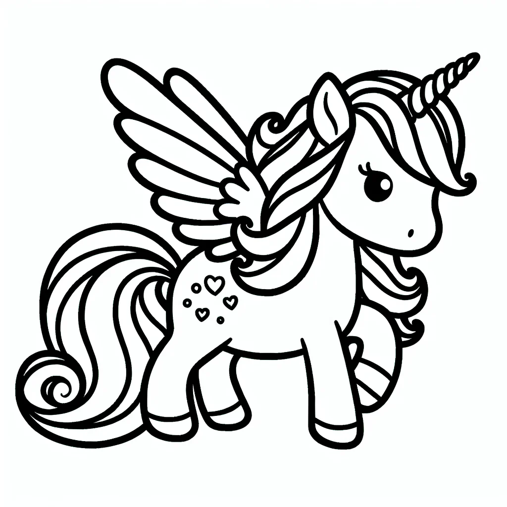 Dibujos para colorear e imprimir Unicornios