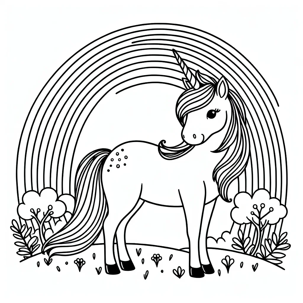 Dibujos para colorear e imprimir Unicornios