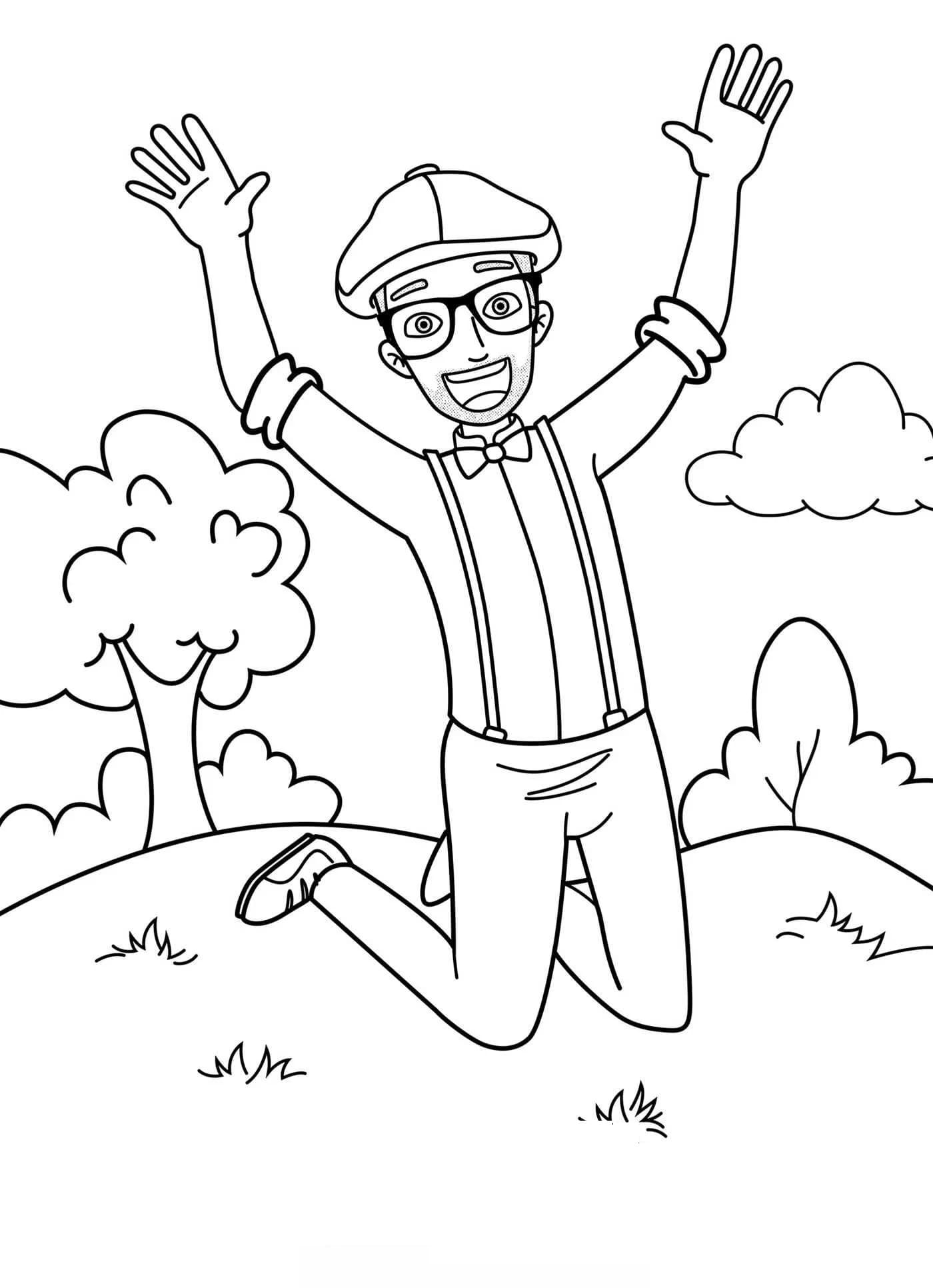 Dibujos para colorear e imprimir Blippi