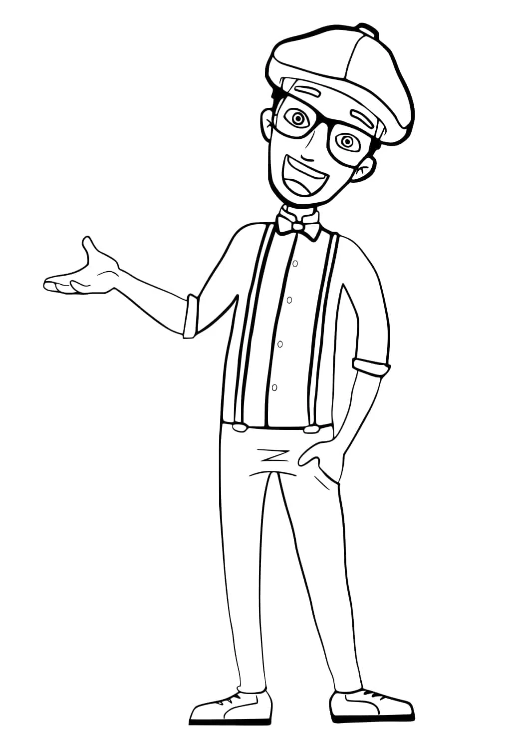 Dibujos para colorear e imprimir Blippi