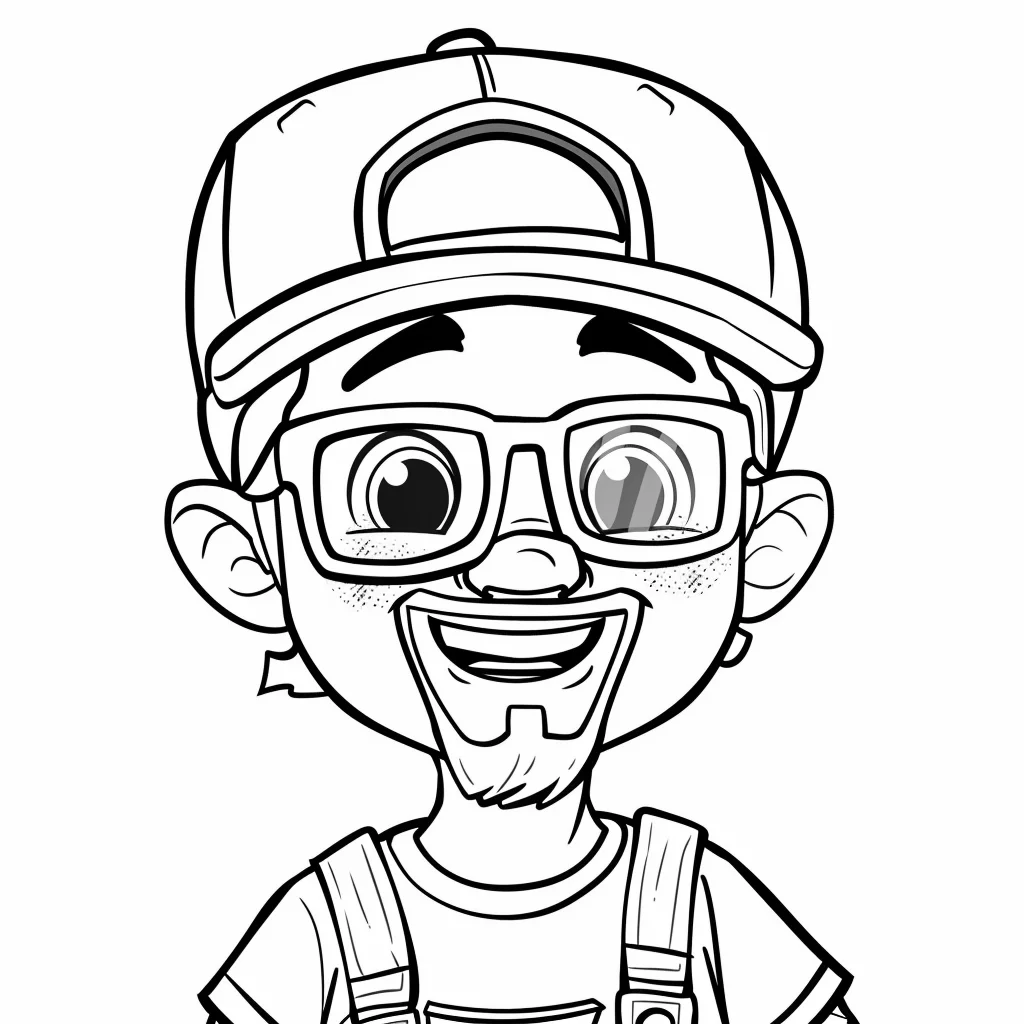 Dibujos para colorear e imprimir Blippi