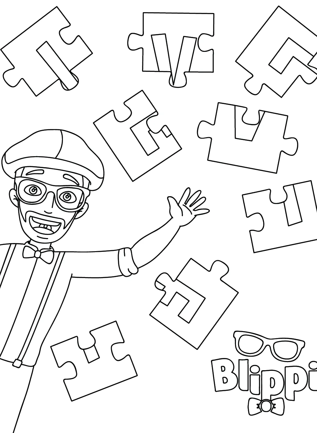 Dibujos para colorear e imprimir Blippi