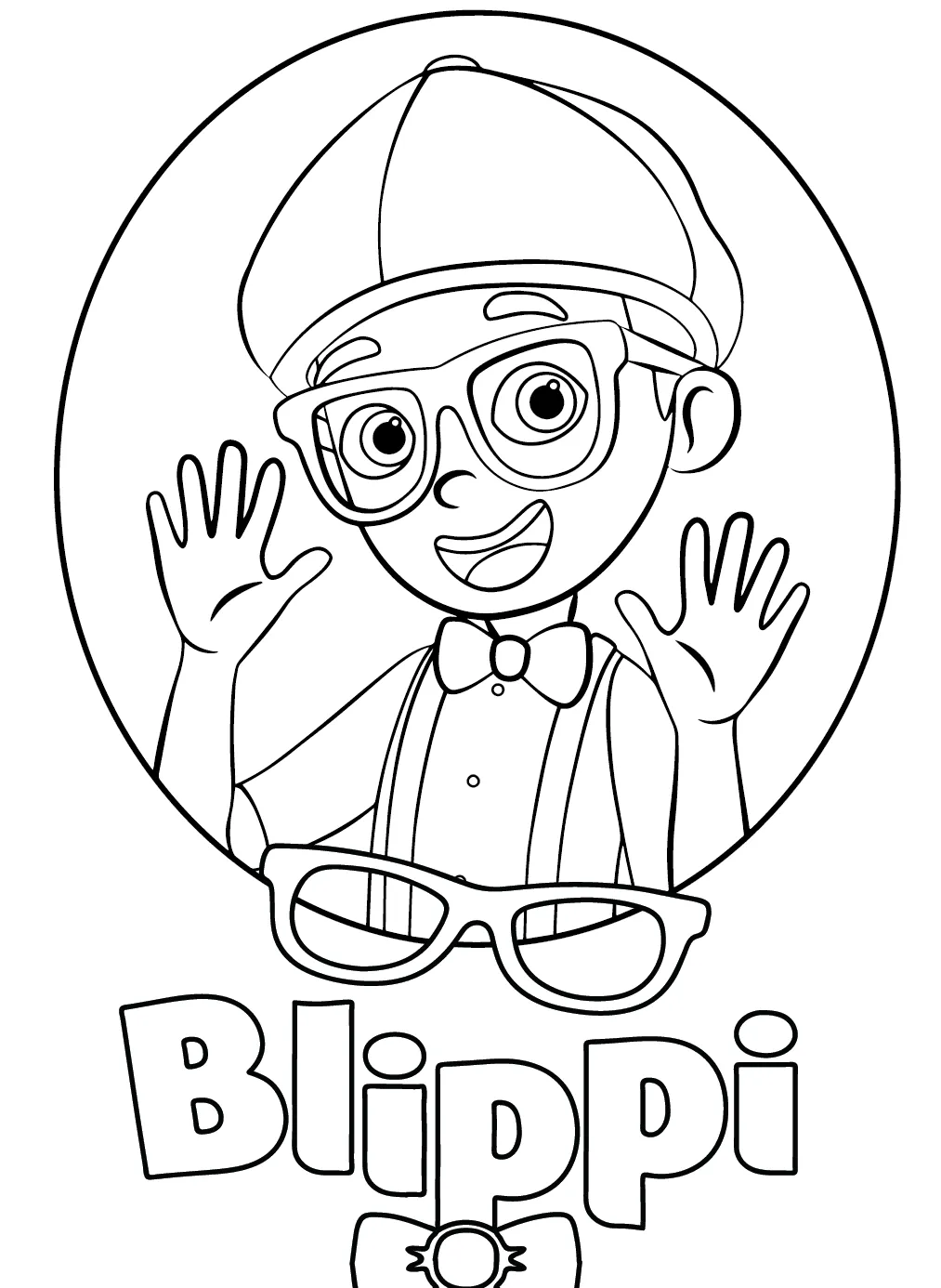 Dibujos para colorear e imprimir Blippi