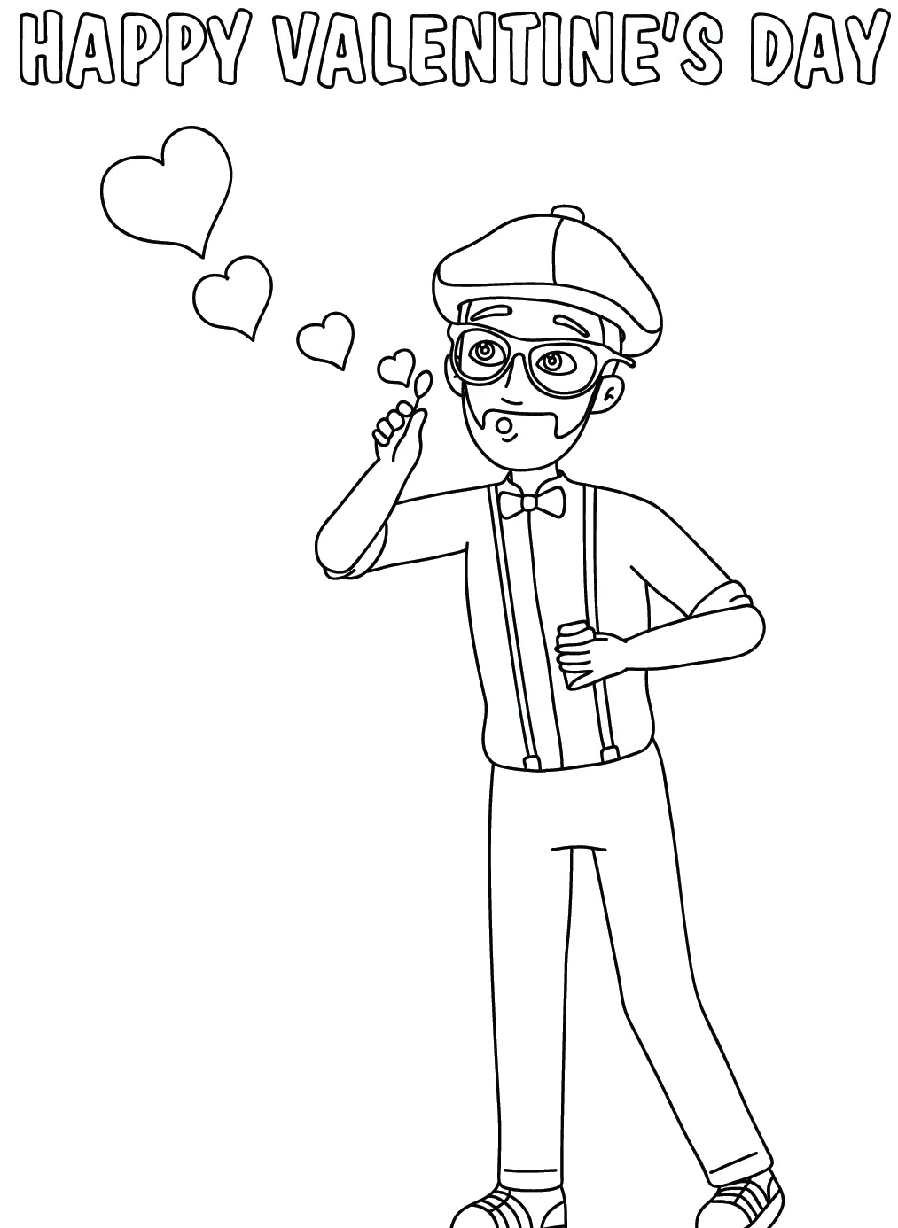 Dibujos para colorear e imprimir Blippi