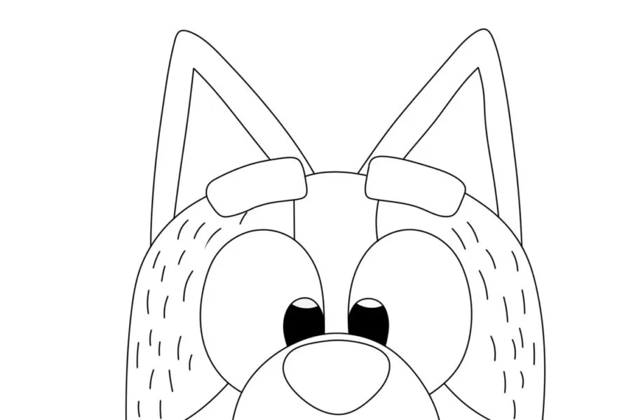 Dibujos para colorear e imprimir Bluey