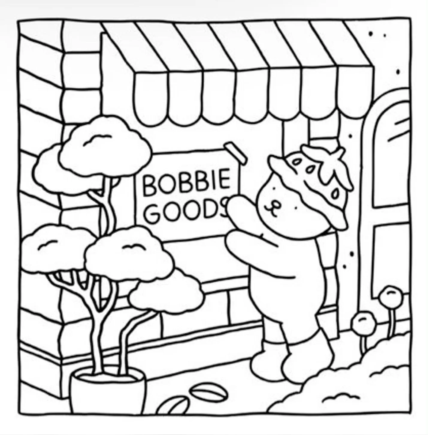 Dibujos para colorear e imprimir Bobbie Goods