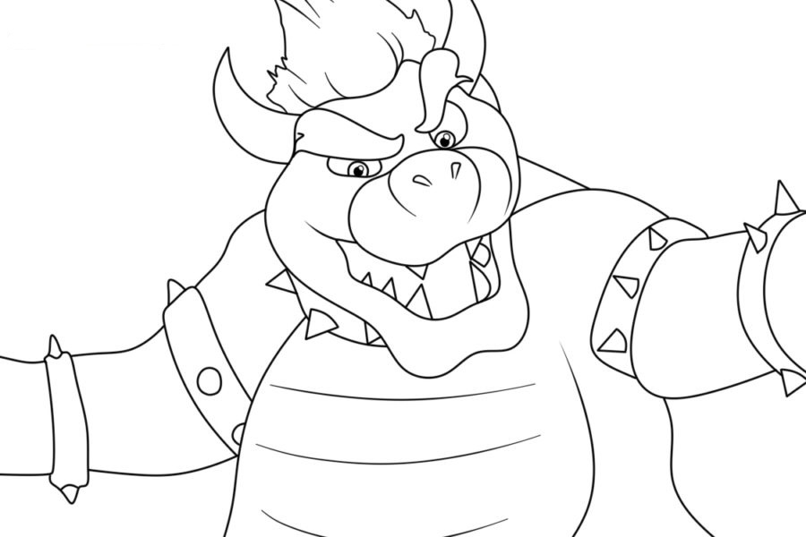 Dibujos para colorear e imprimir Bowser