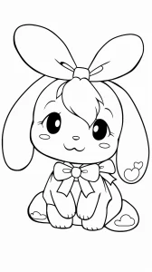 cinnamoroll para colorear 1