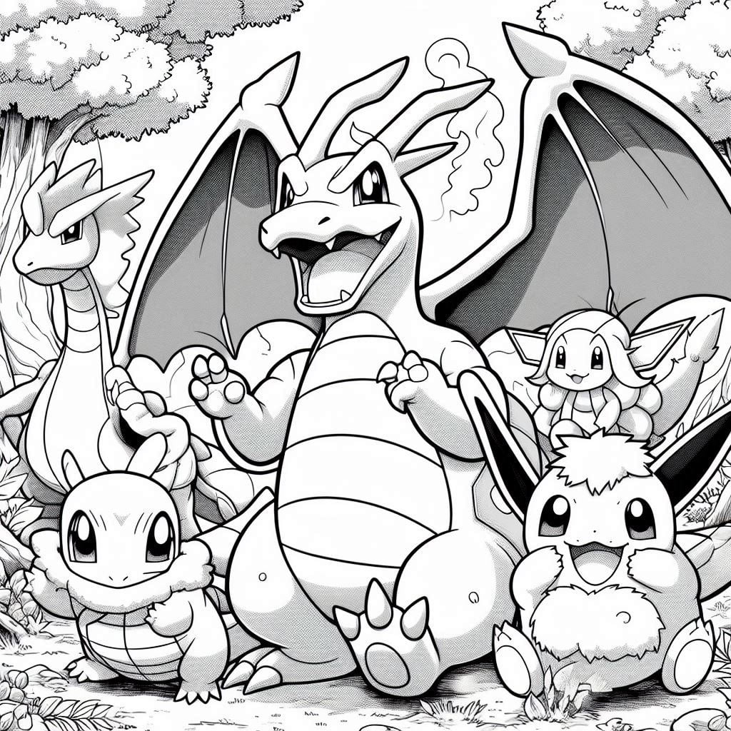 Dibujos para colorear e imprimir Charizard