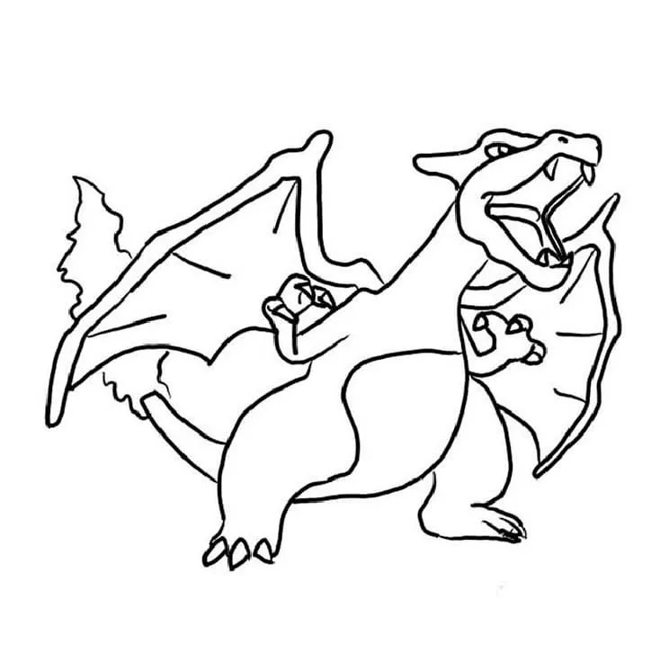 Dibujos para colorear e imprimir Charizard