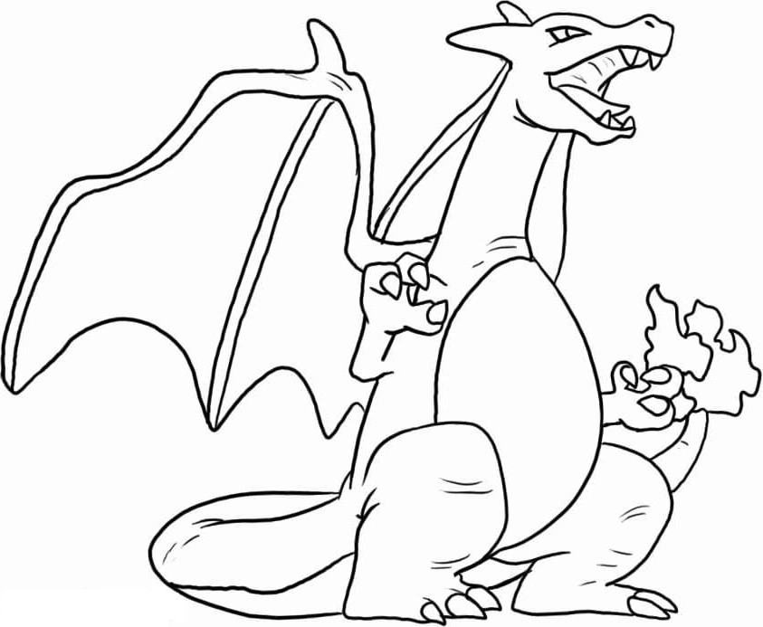 Dibujos para colorear e imprimir Charizard