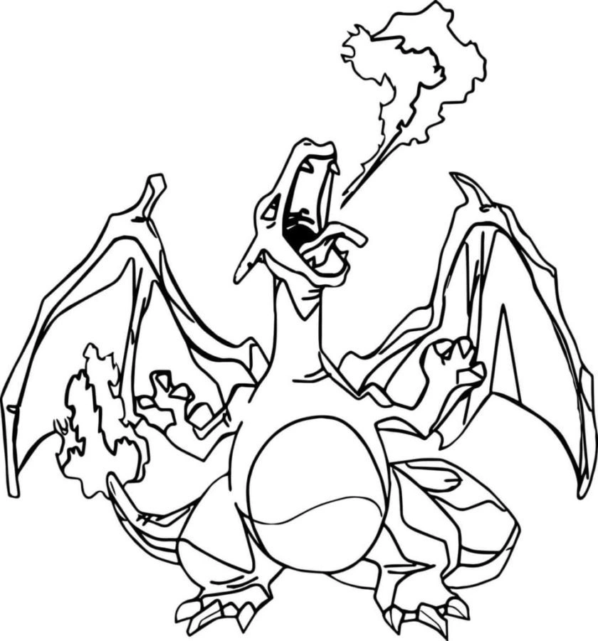 Dibujos para colorear e imprimir Charizard