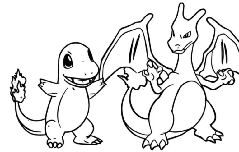 dibujos de charizard para colorear 40