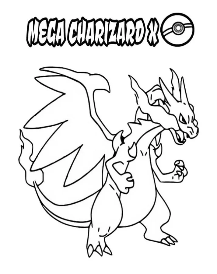 Dibujos para colorear e imprimir Charizard