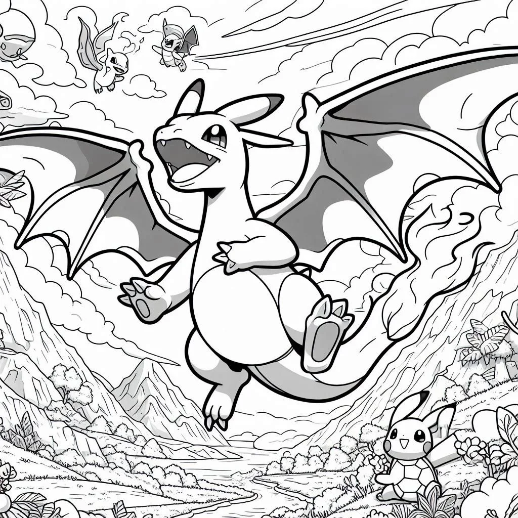 Dibujos para colorear e imprimir Charizard