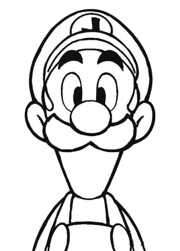 Dibujos para colorear e imprimir Luigi