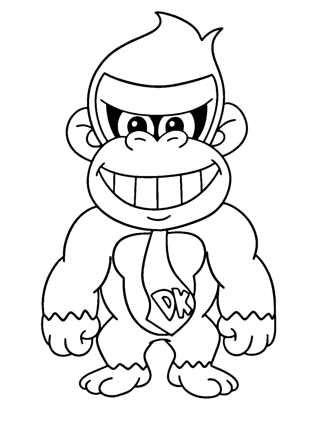 Dibujos para colorear e imprimir Donkey Kong