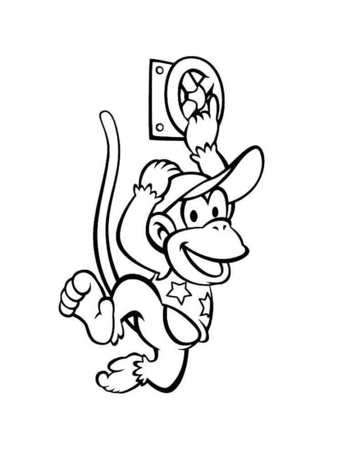 Dibujos para colorear e imprimir Donkey Kong